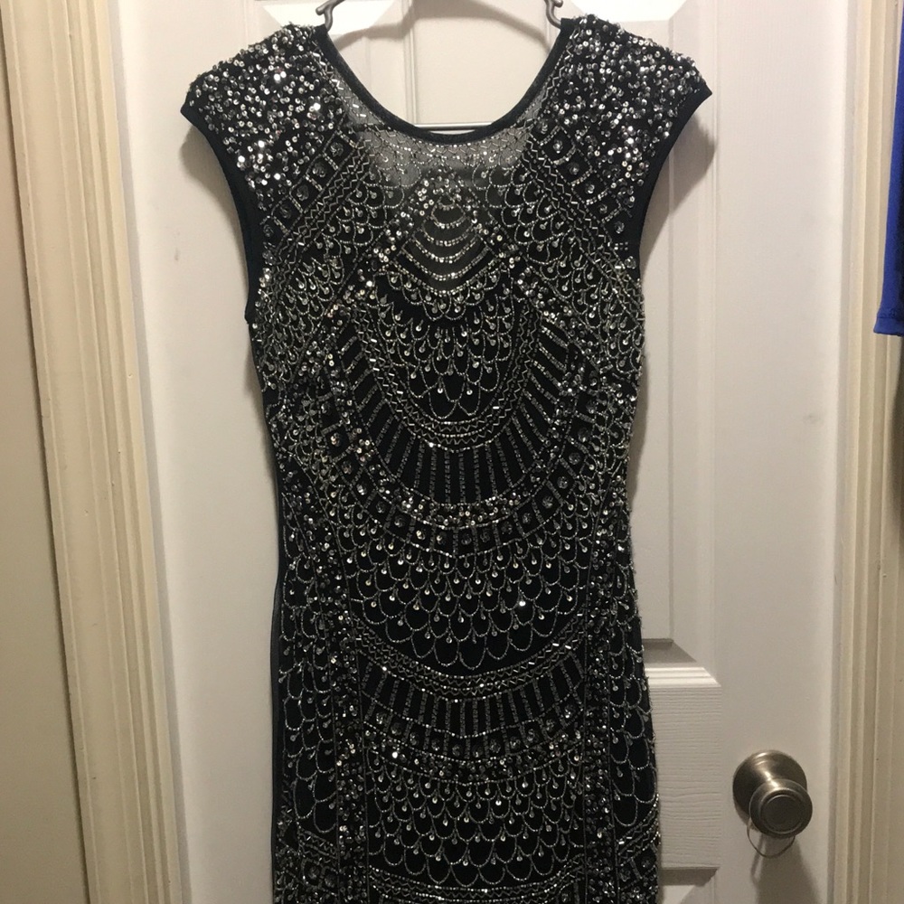 Gorgeous and Elegant Navy Blue Dress!